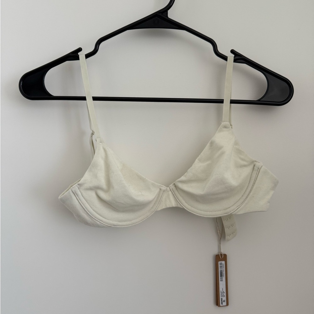 SKIMS Cotton Jersey Bra 32C